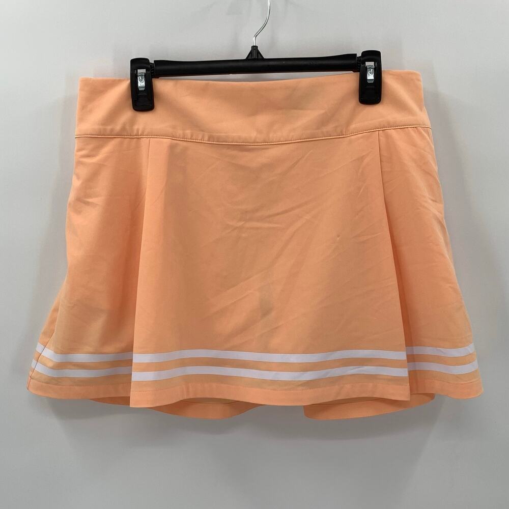 Calia Golf 15" Side Zip Truelight Skort Womens 14 Peach Sherbet UPF 50+ Pockets